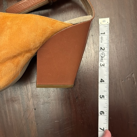 Dries Van Noten suede orange and brown wedges size 38 - Picture 7 of 8